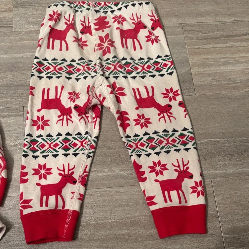 Hanna Andersson Dear Deer Red HannaJams Unisex Pajama Set
